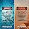 Signmission Explosive Gas No Smoking Danger Sign, Plastic, 10in W x 14in L, 2PK OS-2PACK-DS-P-1014-V-1209 - alternate 7